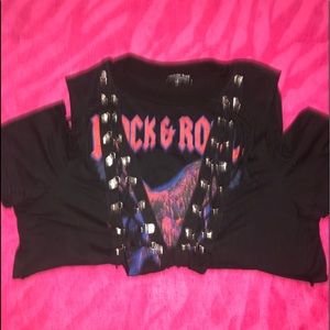 rock & roll crop top